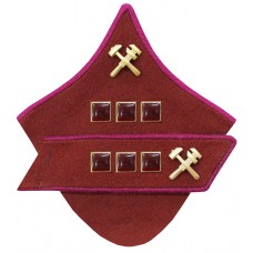 ВОЕНТЕХНИК 1-го РАНГА войск НКВД, петлицы обр.1937 г.